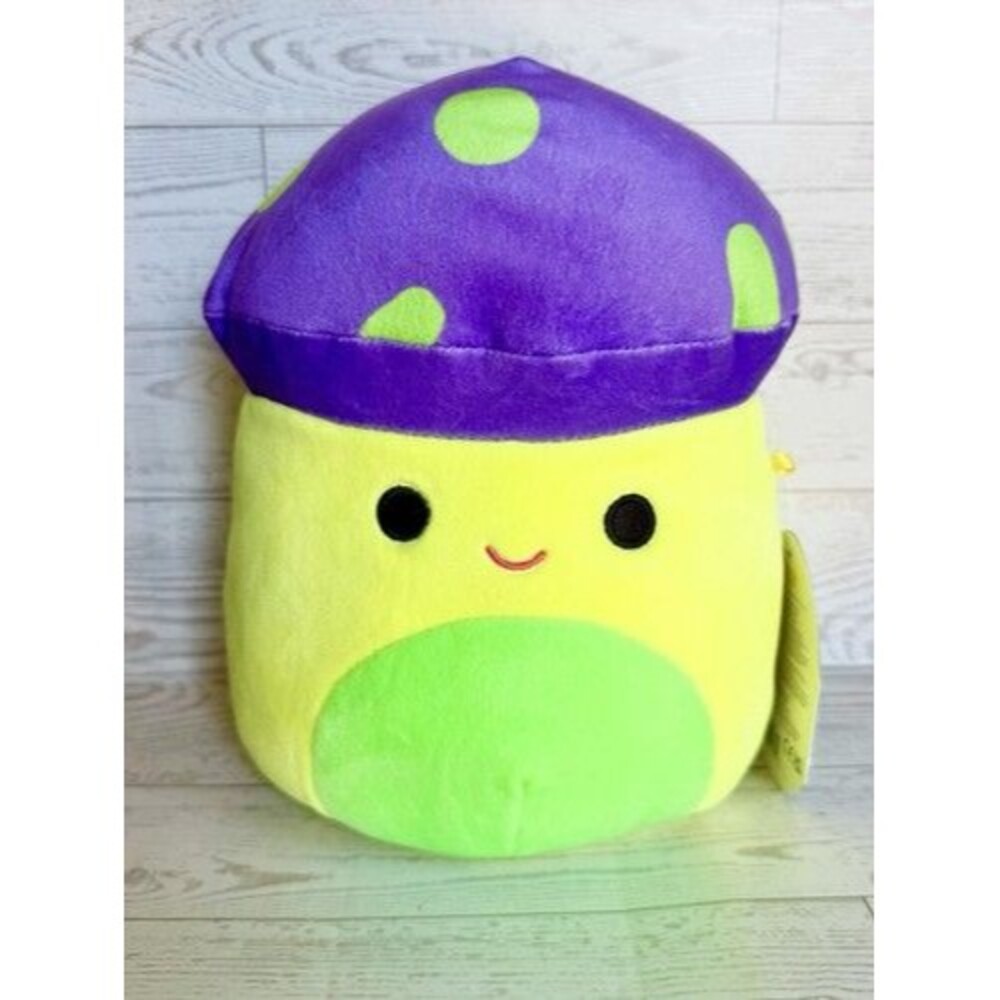 Squishmallows Enid the 8” Mushroom Blacklight Collection KellyToy Plush NWT
